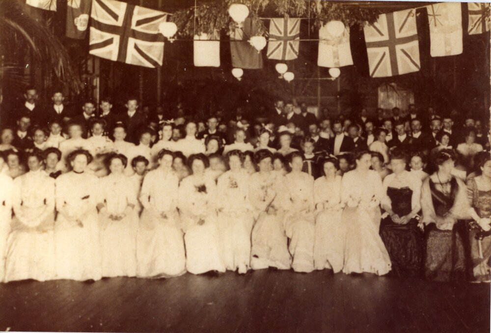 Ball, Pomona, ca 1900