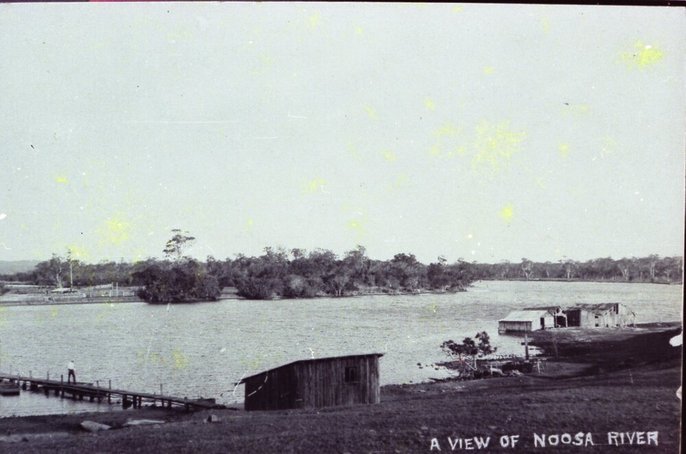 Tait's Jetty, Noosa River, Tewantin, 1930s