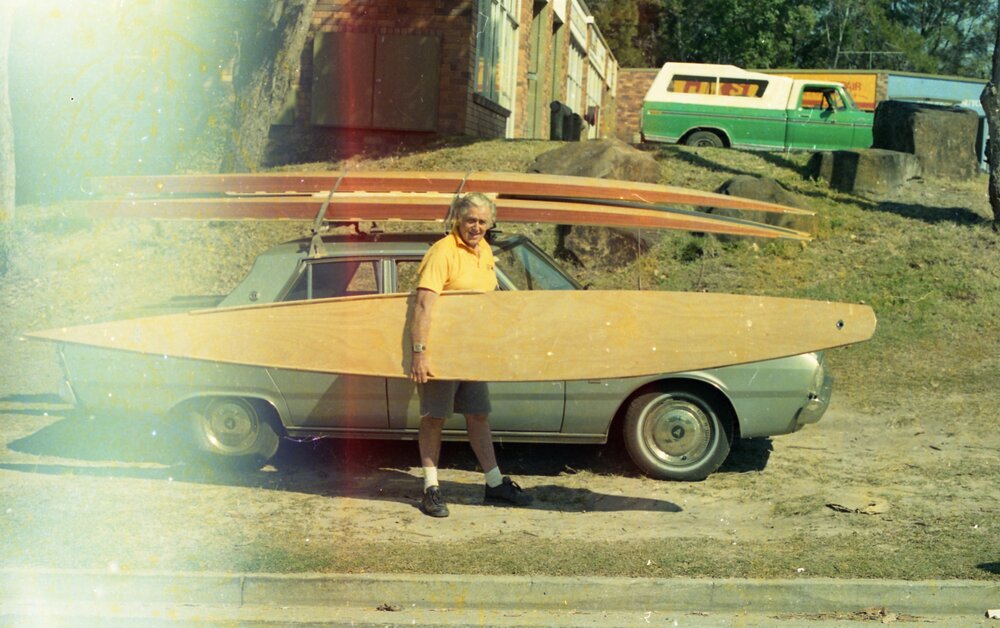 Bill Wallace, 16ft 'Toothpick' surfboards, ca 1990s