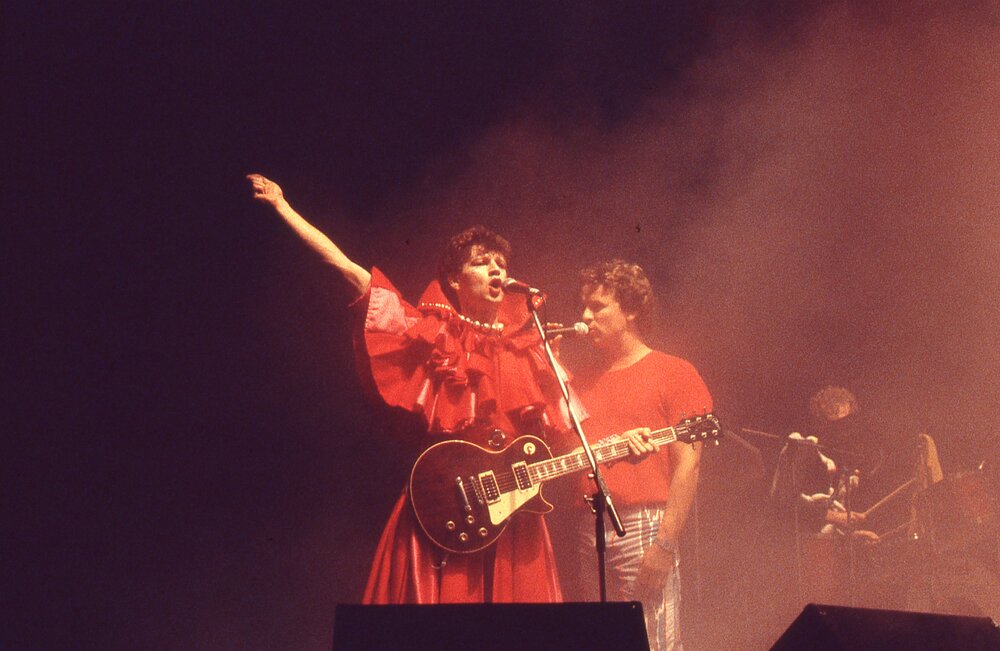 Skyhooks, Noosa Aussie Hop '83, Picnic Racetrack, Cooroy, 23 April 1983