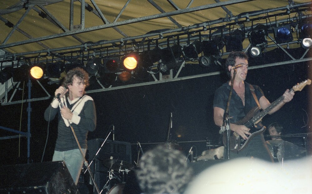 Cold Chisel, Summer of '82 concert, Noosa AFL Ground, Noosaville, 9 January 1983