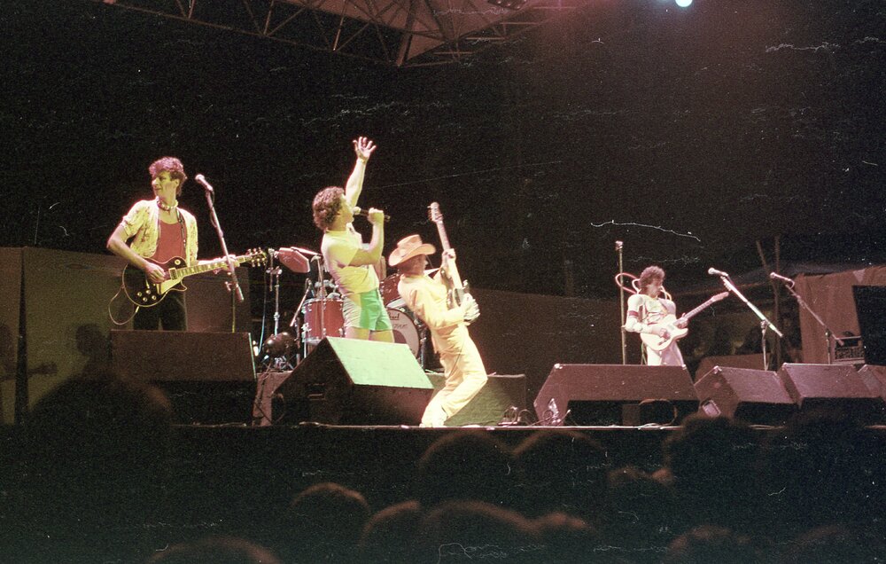 Skyhooks, Noosa Aussie Hop '83, Picnic Racetrack, Cooroy, 23 April 1983