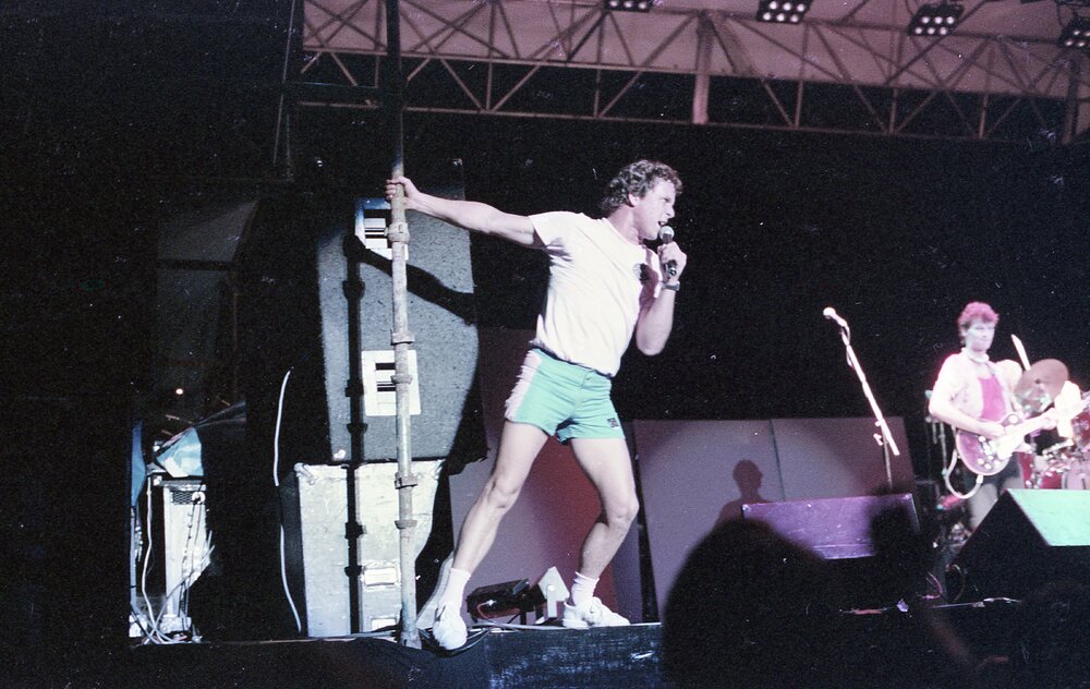 Skyhooks, Noosa Aussie Hop '83, Picnic Racetrack, Cooroy, 23 April 1983