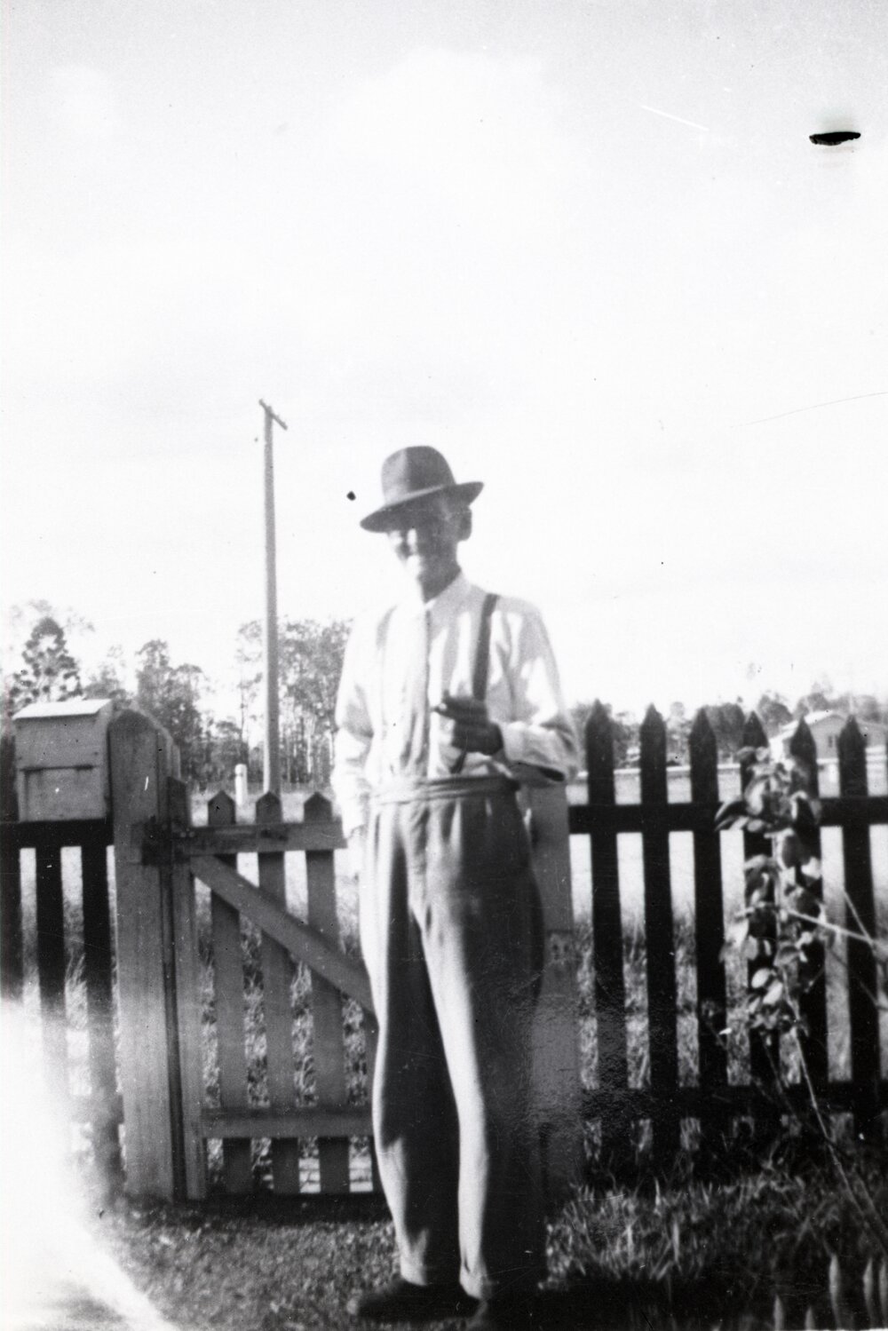 Informal portrait, distinguished gentleman, ca 1940s