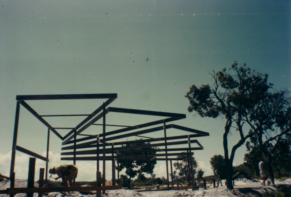 Construction, Peregian Roadhouse, Heron Street, Peregian Beach, ca 1960