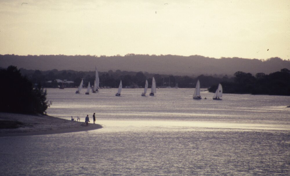 Sailing, Noosa River, Noosaville, ca 1980s