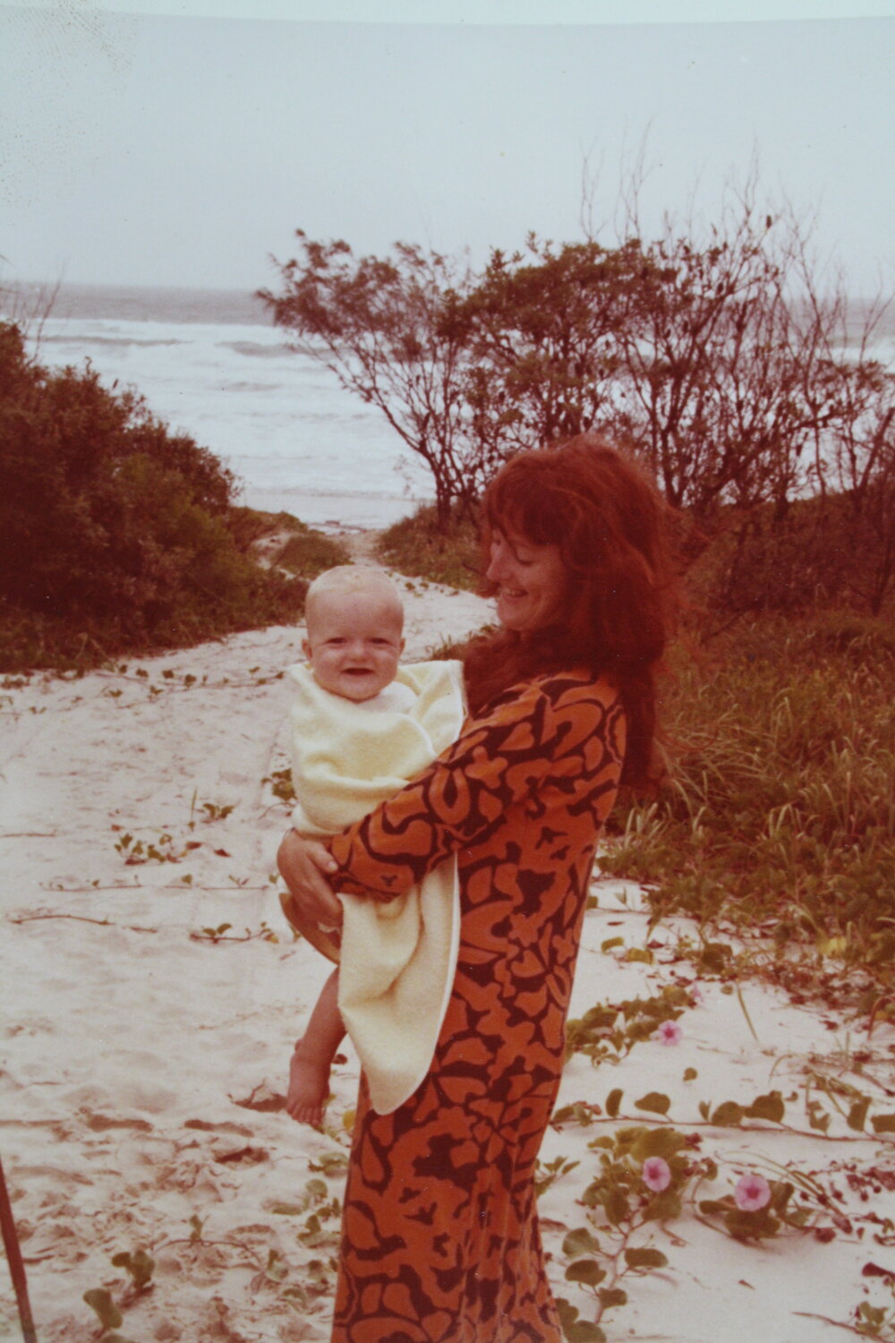 Viv and Reece Walker, Noosa North Shore, 1970s