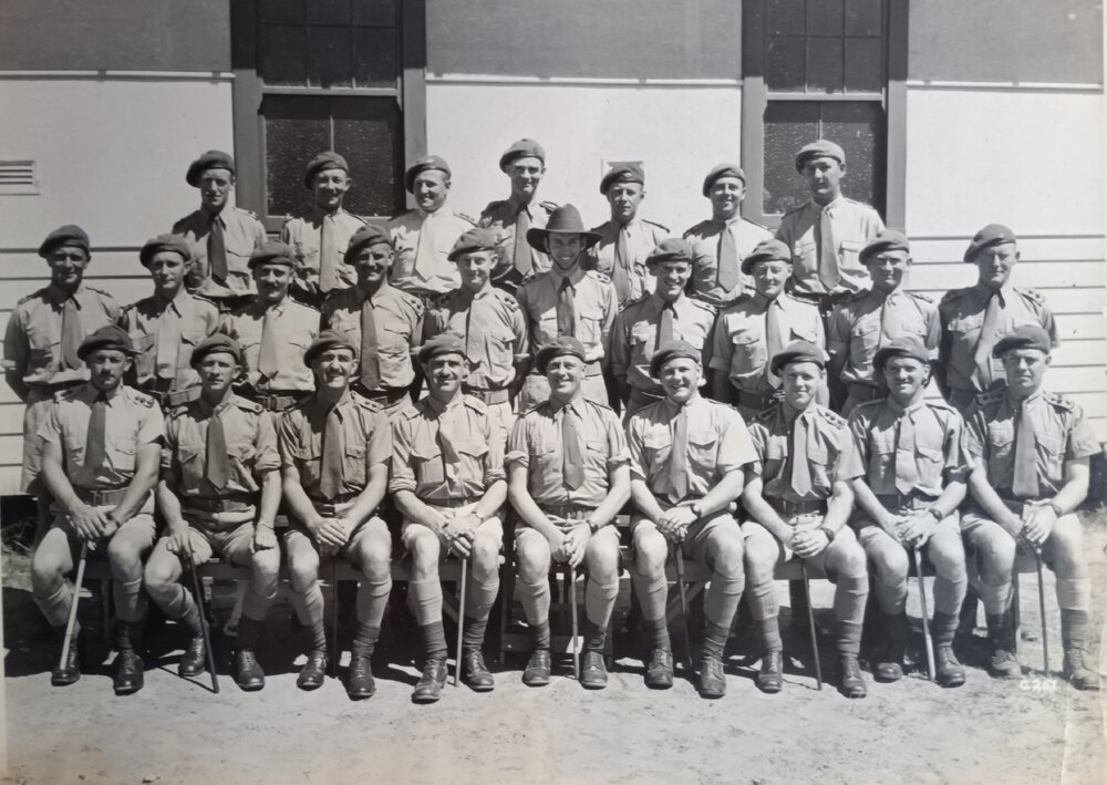 Max Walker, top left, ca 1940s