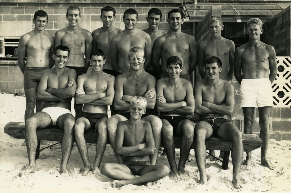Surf Life Saving Competition, Noosa Main Beach, Noosa Heads, ca 1962-63