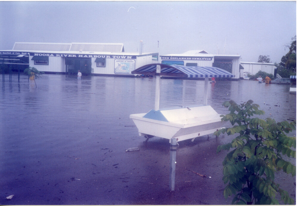 Flooding, Harbour Town, Tewantin, 1994
