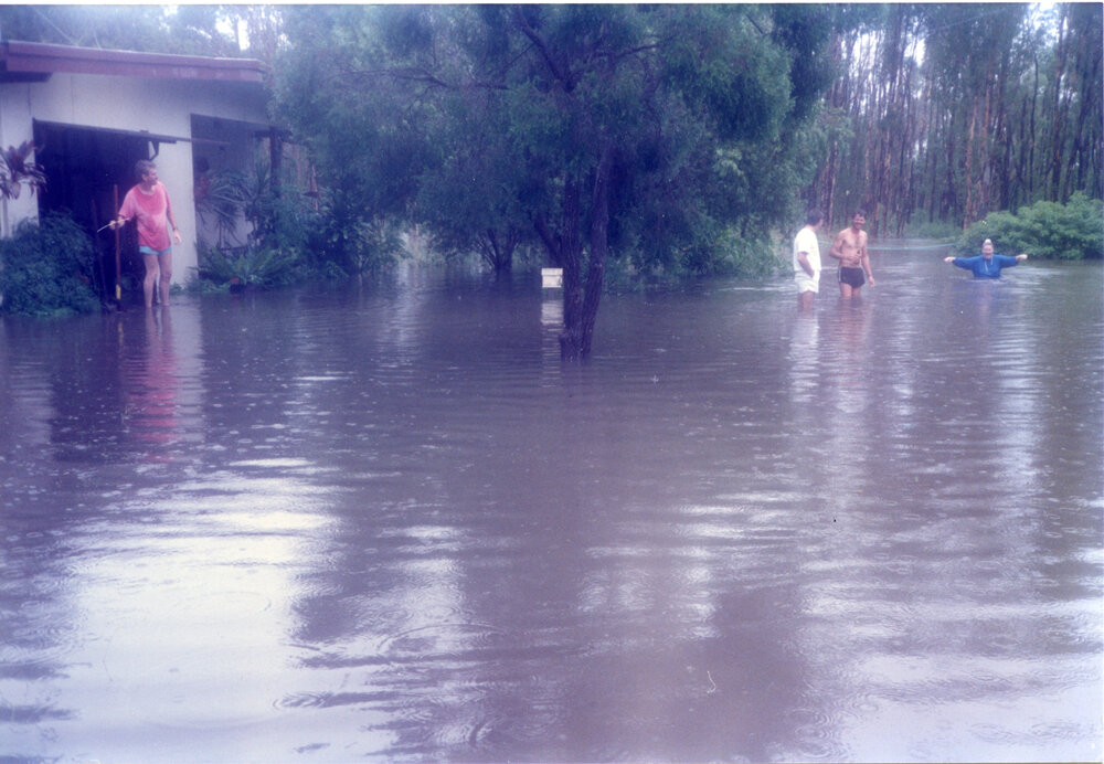 Flooding, Darnley Street, Tewantin, 1992