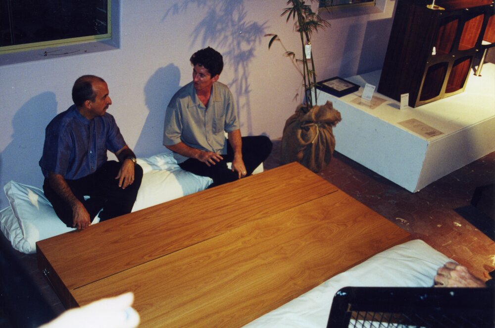 Creators and exhibit, Contemporary Furniture Exhibition, Cooroy