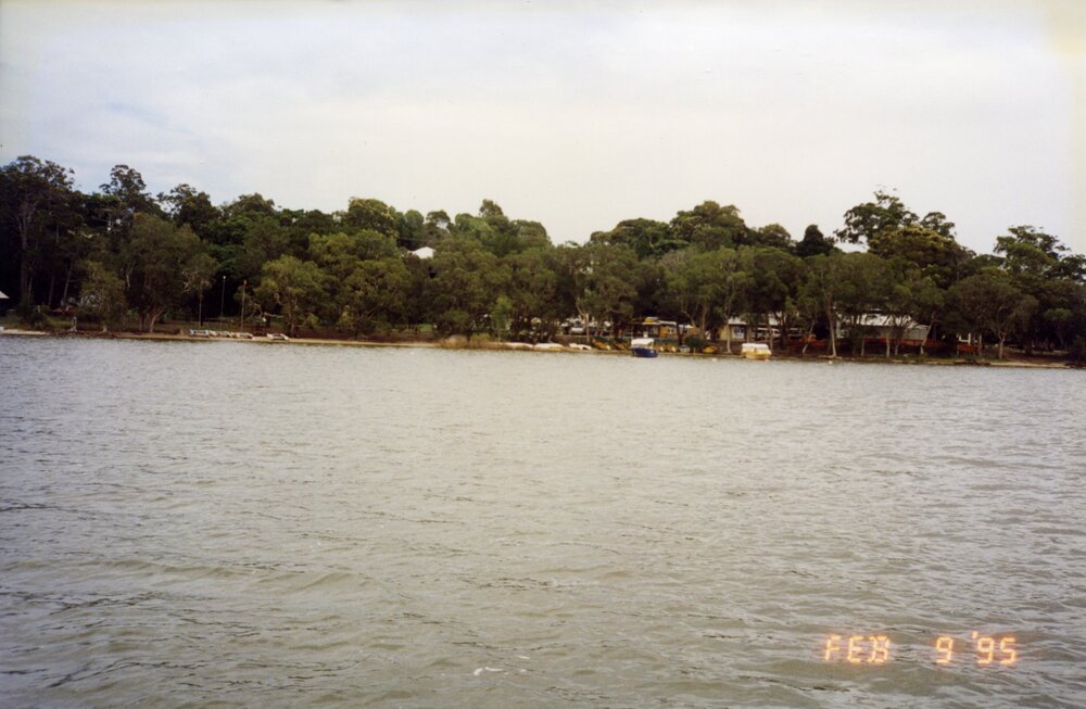 Riverbank scenes, Noosa River, 9 February 1995