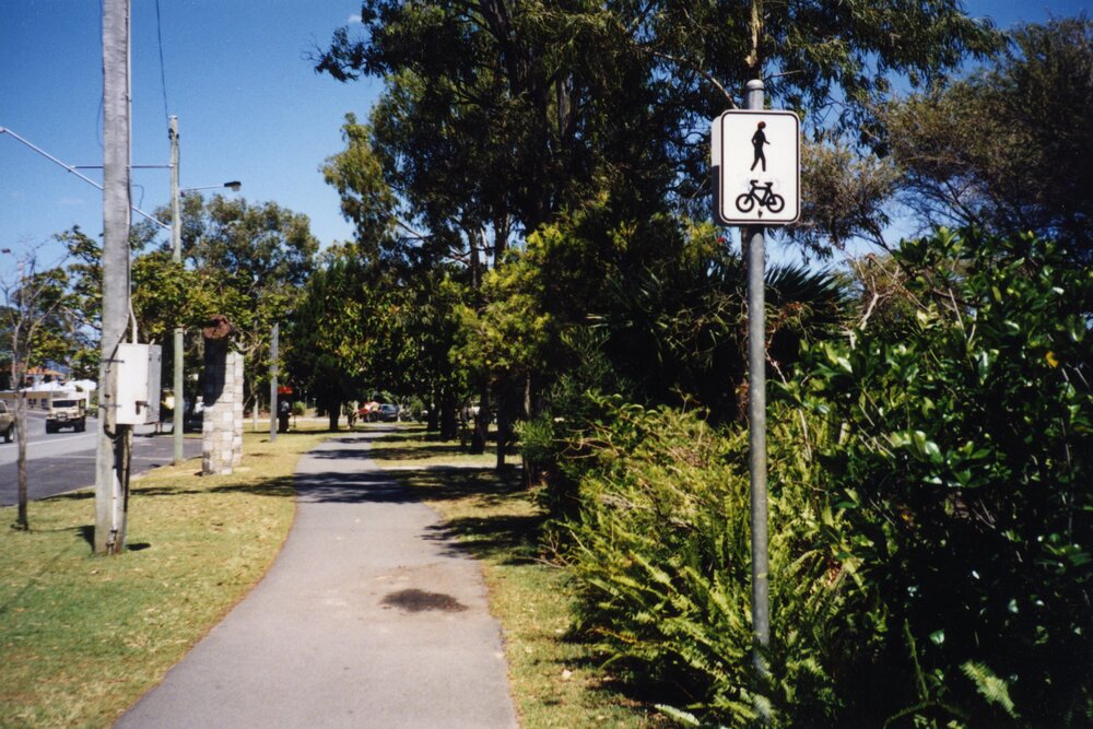 Pathway, parkland, Gympie Terrace, Noosaville, ca 1990s