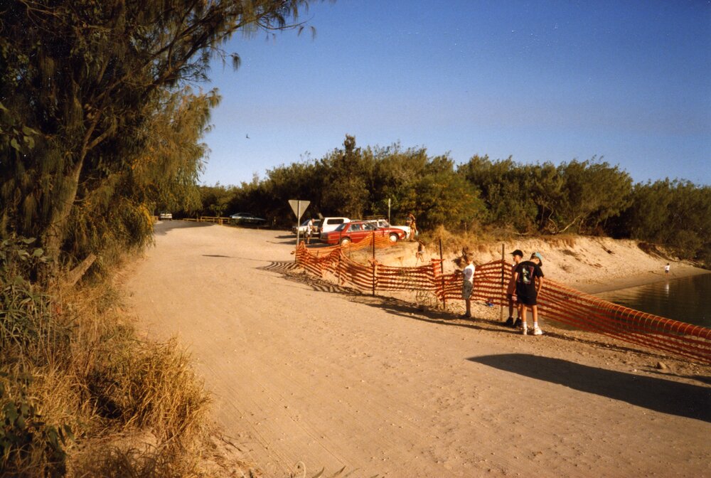Erosion, The Spit, Claude Batten Drive, Noosa Heads, ca 1980s