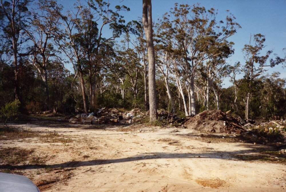 Readying for earthworks, 1 January 1985