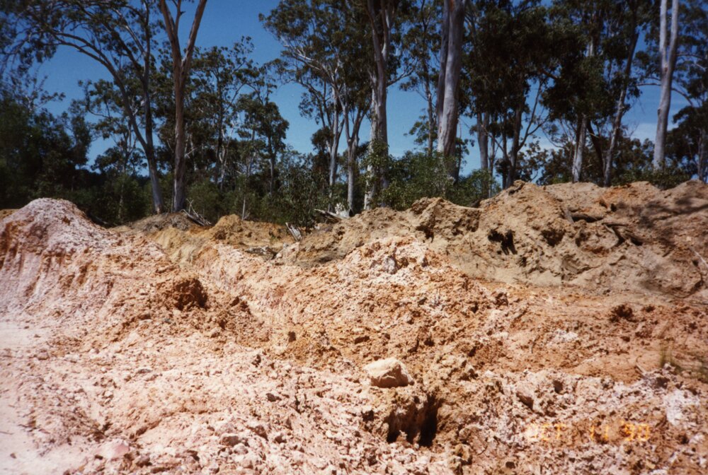 Land clearing, 11 October 1990