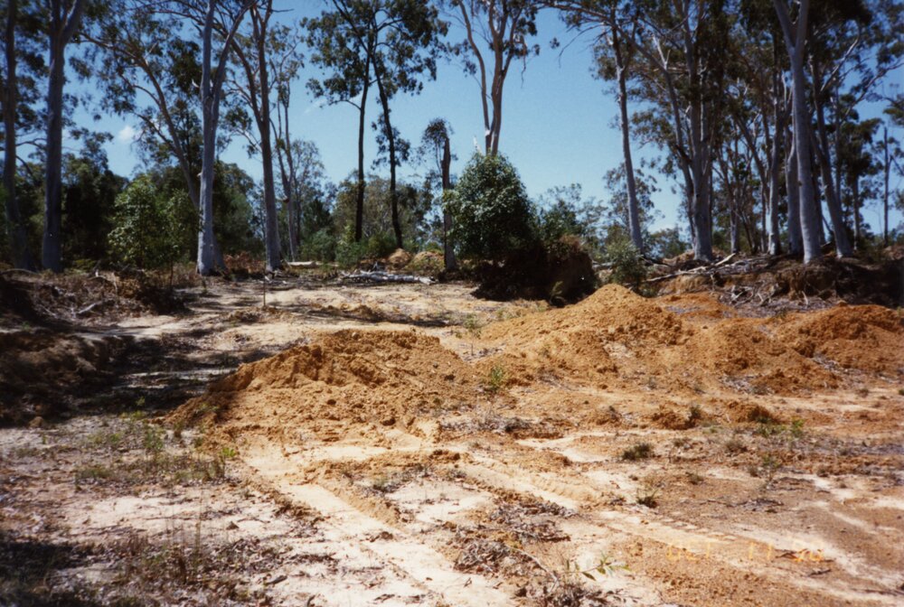 Land clearing, 12 October 1990