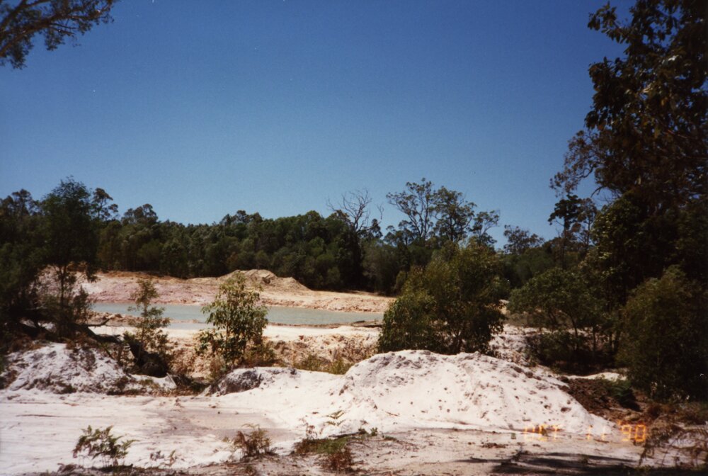 Land clearing/mining, 11 October 1990