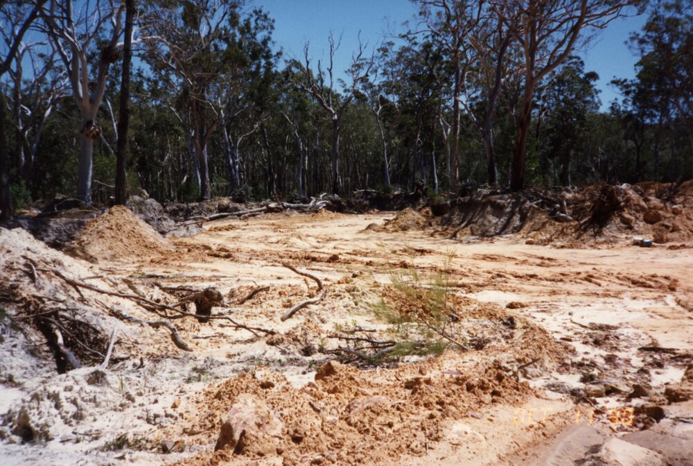 Land clearing, 12 October 1990