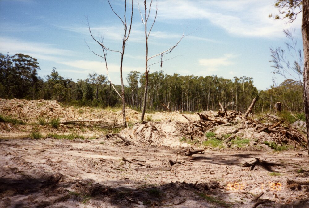 Land clearing, 1 November 1990