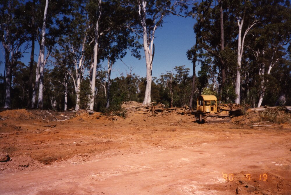 Land clearing, 19 July 1990