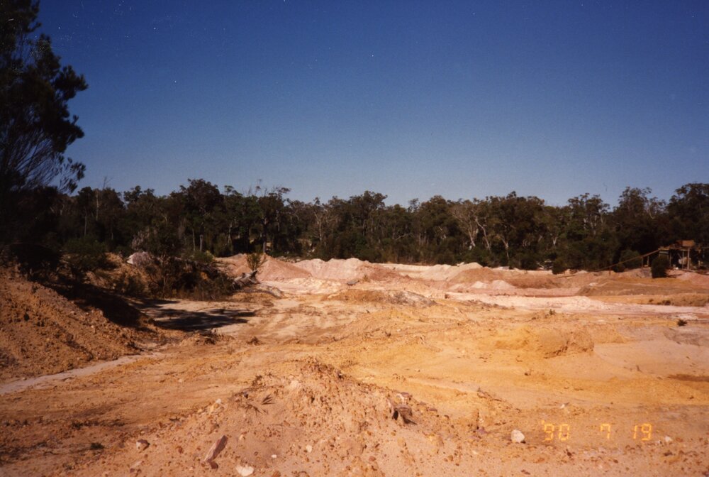 Land clearing/mining, 19 July 1990