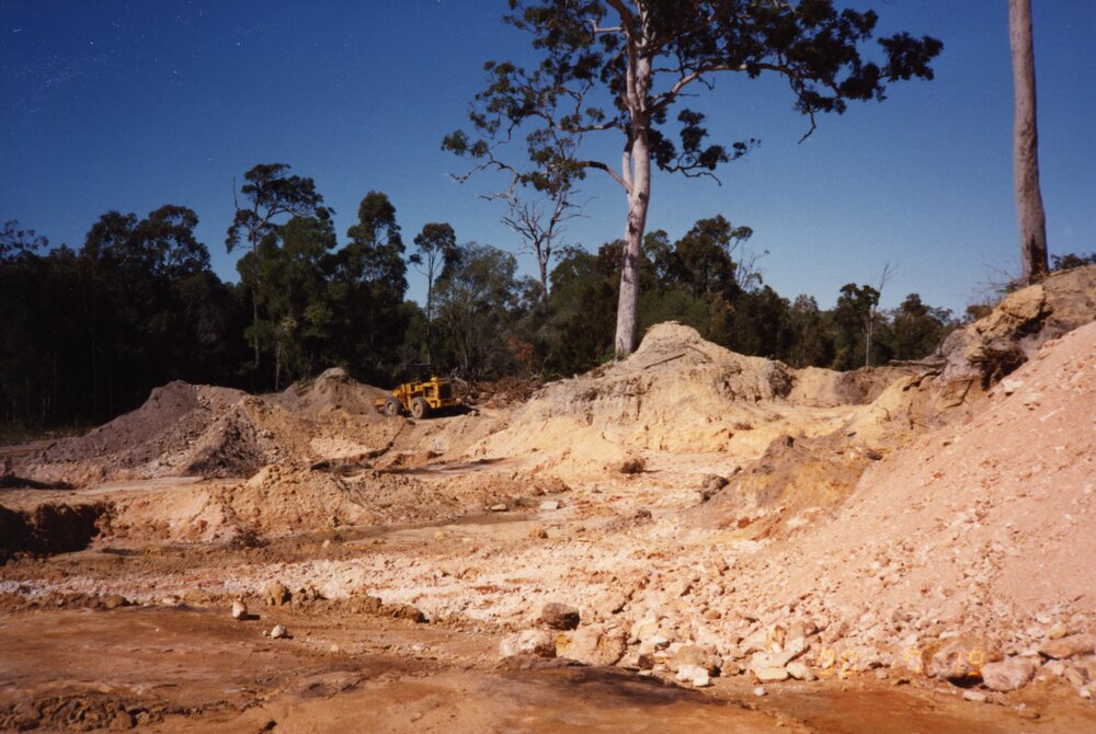 Land clearing/mining, 19 July 1990
