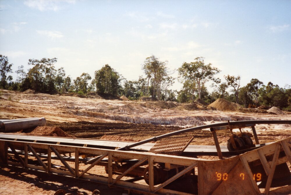 Land clearing/mining, 19 July 1990