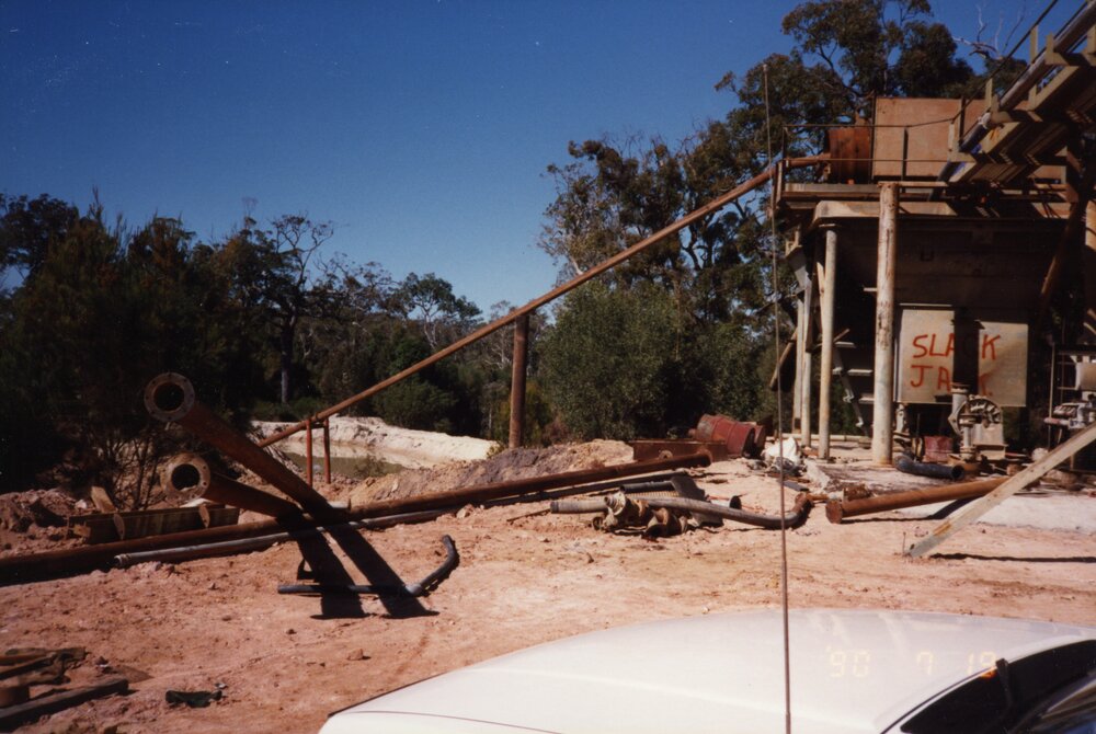 Land clearing/mining, 19 July 1990