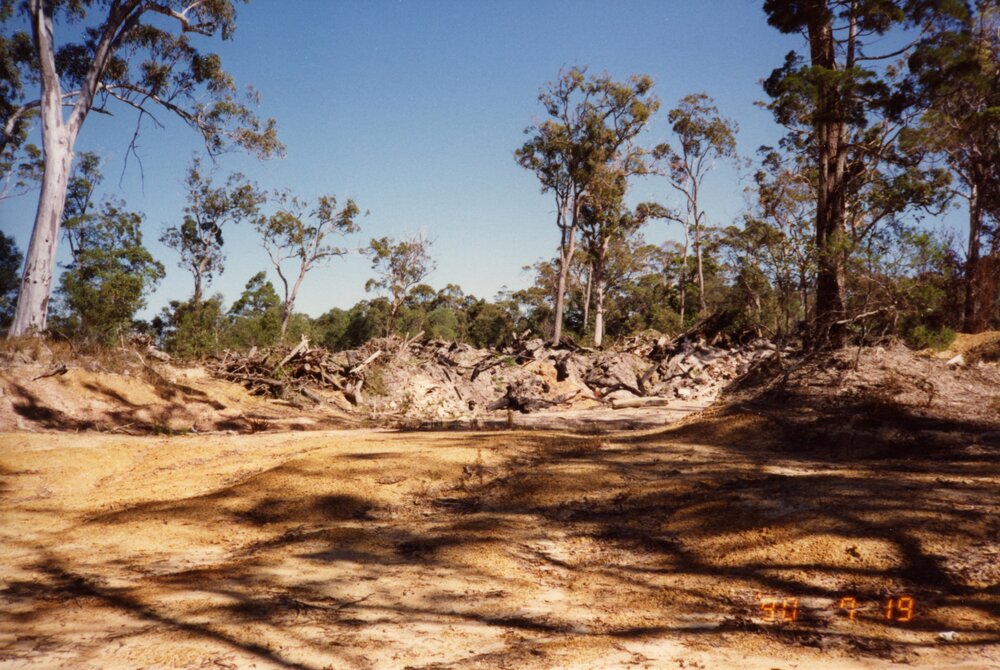 Land clearing, 19 July 1990