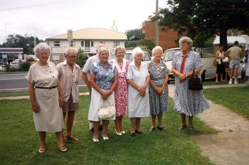 Duke Family reunion, Ward Park, Tewantin, 6 January 1991