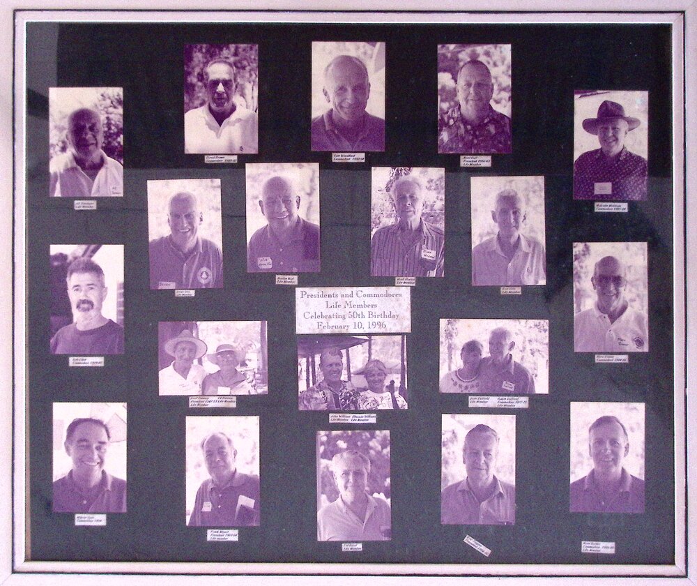 Presidents and Commodores Life Members, 50th Birthday Celebrations, Lake Cootharaba Sailing Club, 10 February 1996