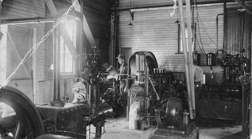 Engineer, Norm Uhlman, Pomona Butter Factory, Pomona