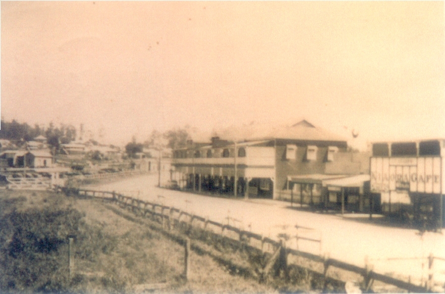 Steet view, Factory Street, Pomona, 1942
