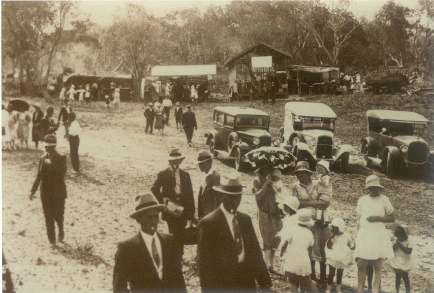 Celebrations, opening Noosa Beach Estate, Sunshine Beach, 1929