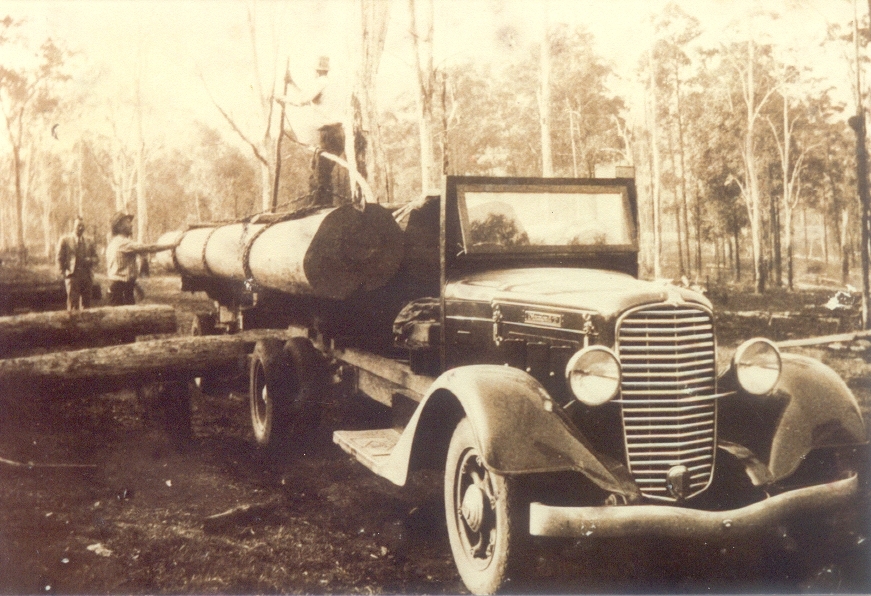 Timber delivery, Como Range, Como, early 1930s