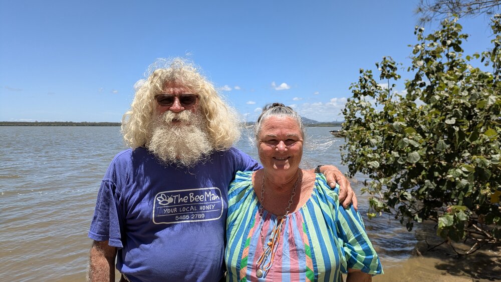 Gail Robinson and Charlie Hacker, Lake Cootharaba, Boreen Point, 10 December 2025