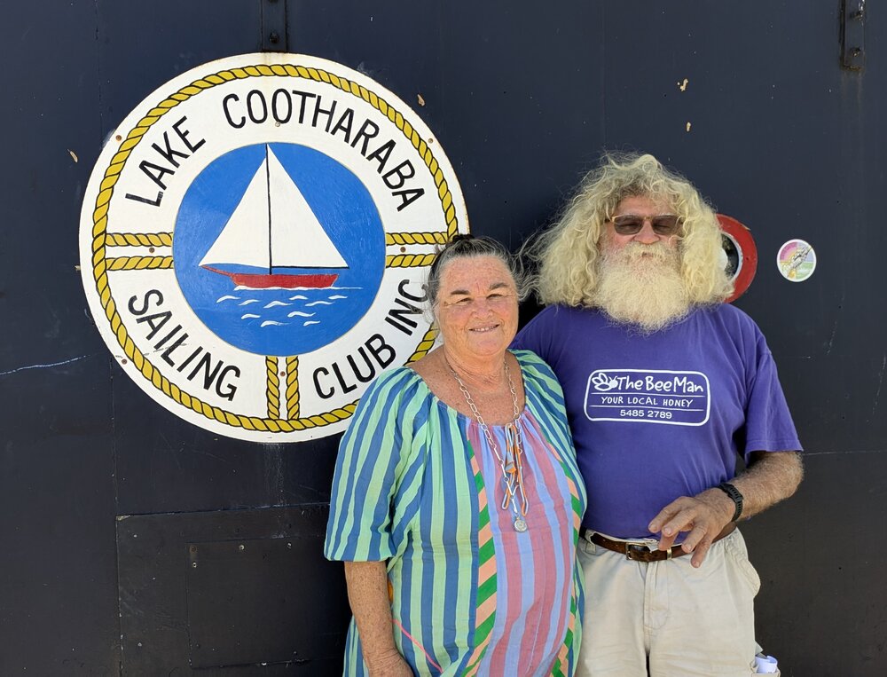Gail Robinson and Charlie Hacker, Lake Cootharaba, Boreen Point, 10 December 2025