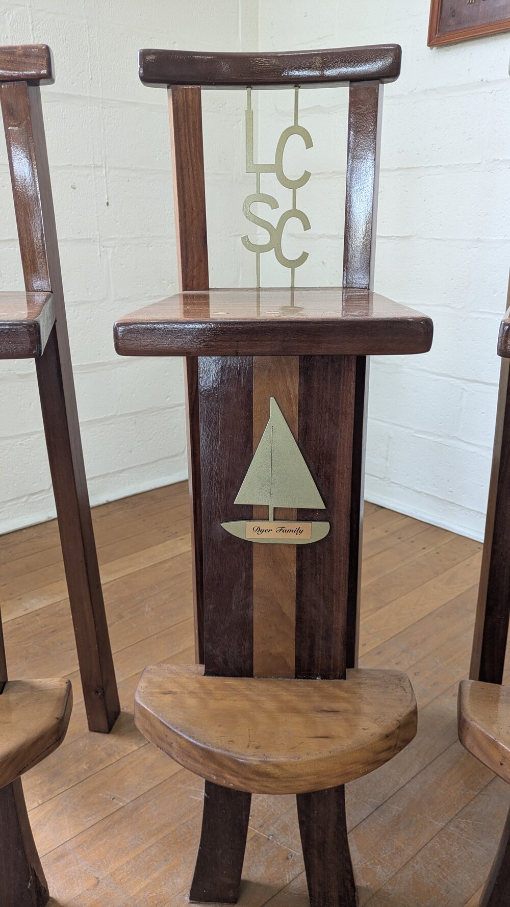 Family recognition chair, Dyer Family, Lake Cootharaba Sailing Club, Boreen Point, 17 December 2025