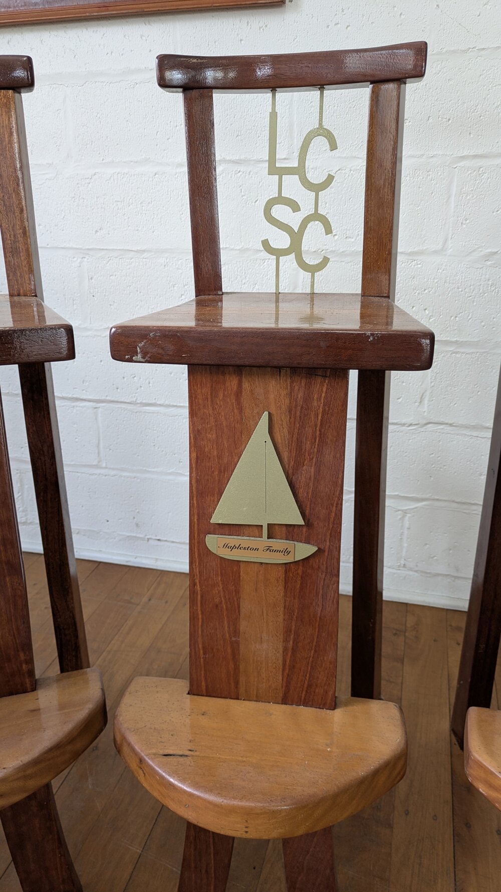 Family recognition chair, Mapleston Family, Lake Cootharaba Sailing Club, Boreen Point, 17 December 2025