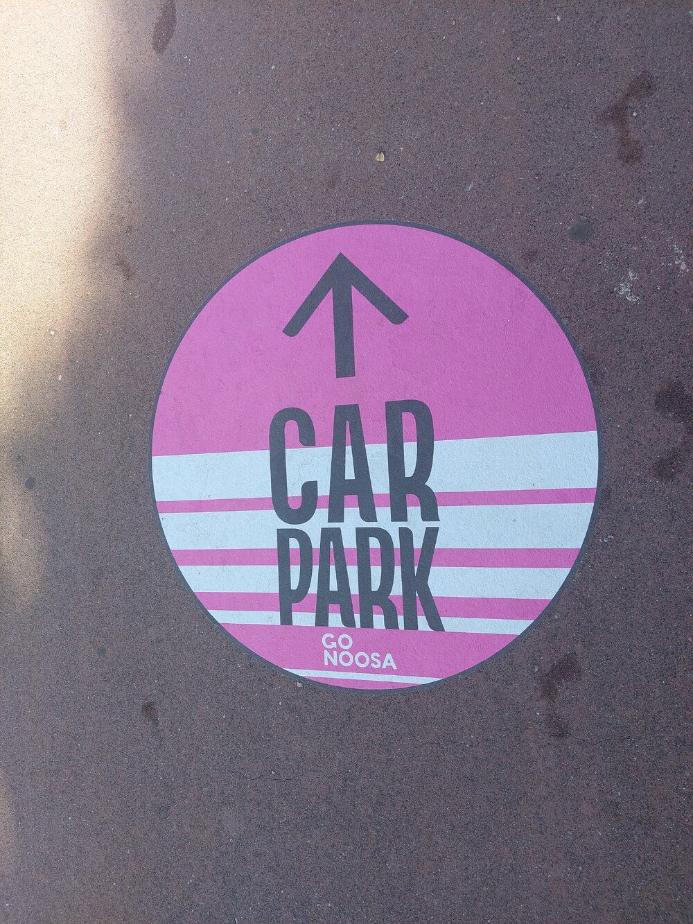 Signage, Go Noosa, Noosa Main Beach carpark, Noosa Heads, 20 December 2025