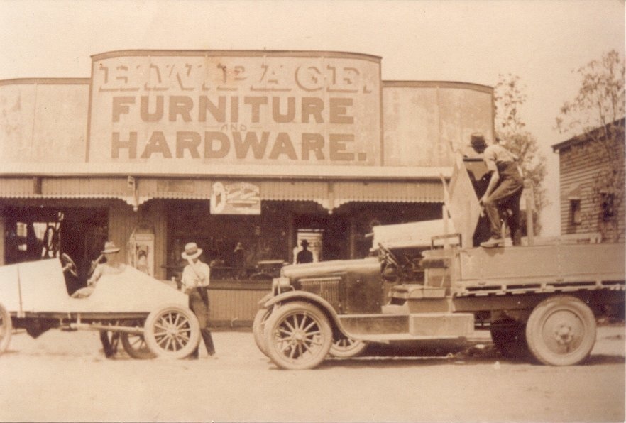 H. W. Page Furniture and Hardware store, Factory Street, Pomona