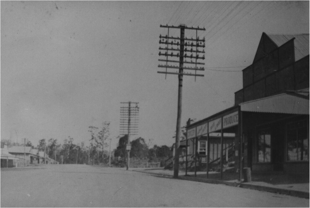 Street views, Reserve Street, Pomona, ca 1930