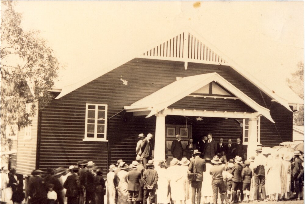 Opening, Memorial School of Arts Hall, 6 Reserve Street, Pomona, 4 September 1926