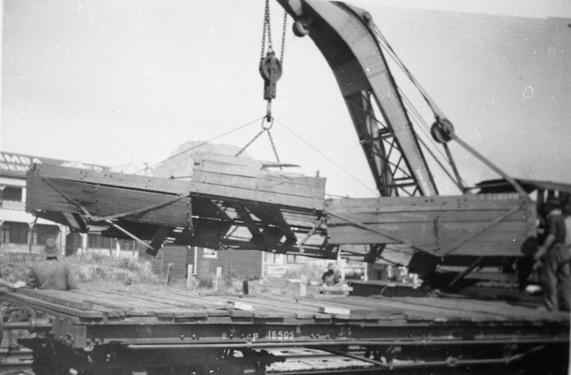 Aftermath, goods train derailment, Pomona Railway yards, Pomona, 30 September 1941