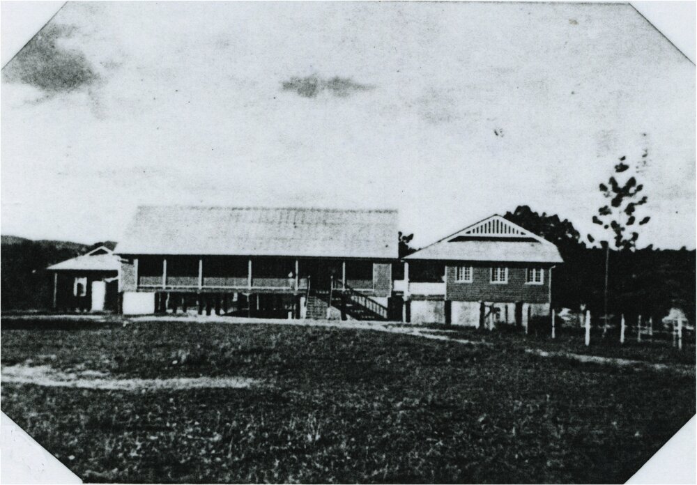 Rear view, Pomona State Rural School, Pomona, 19 June 1943