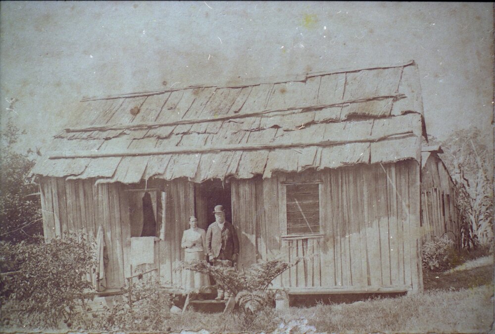 Dwelling, David and Grace McConnell, Gardiner's Road, Skyring Creek, Federal, ca 1901