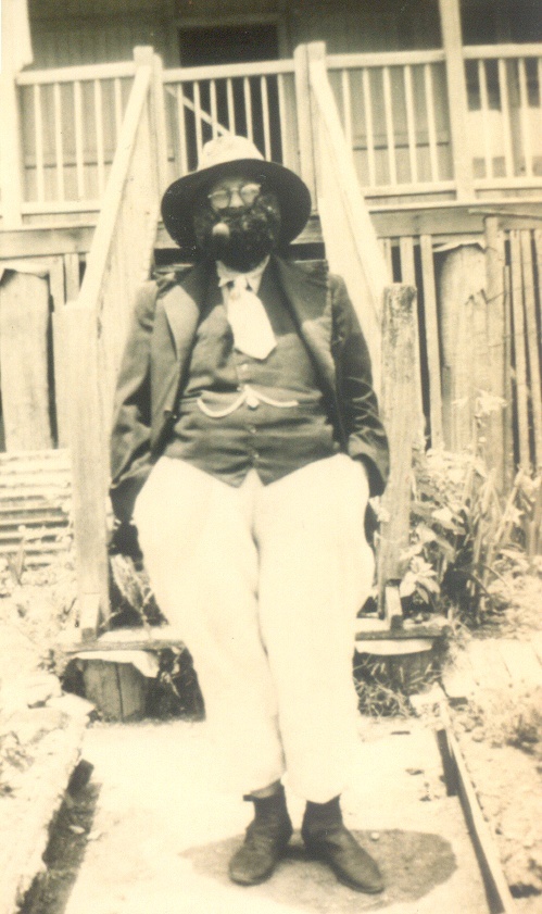 Fancy dress participant, Mrs Muriel Nilon, Queensland Centenary Celebrations, Cooran, 1959