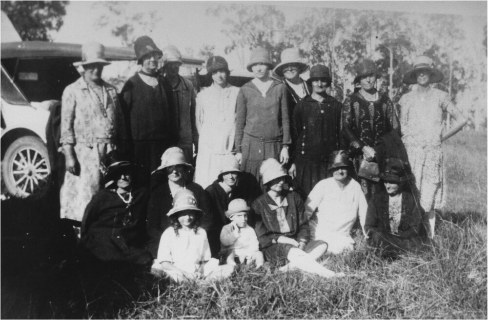Picnickers, C.W.A members, Pomona, ca 1930